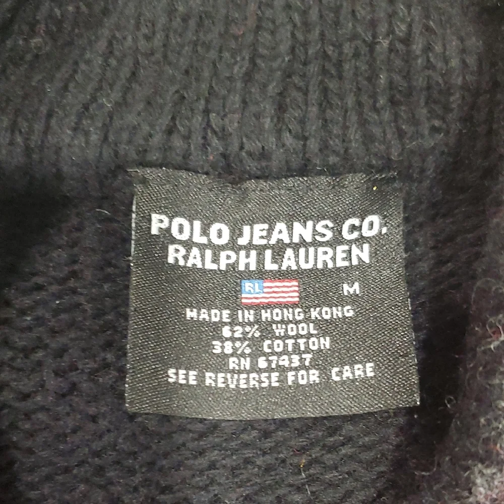 Vtg Polo  Ralph Lauren Black Wool Sweater - Picture 11 of 14